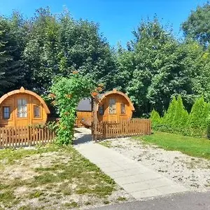Schlaffass-camping Gutshof Donauried Luxusní stan